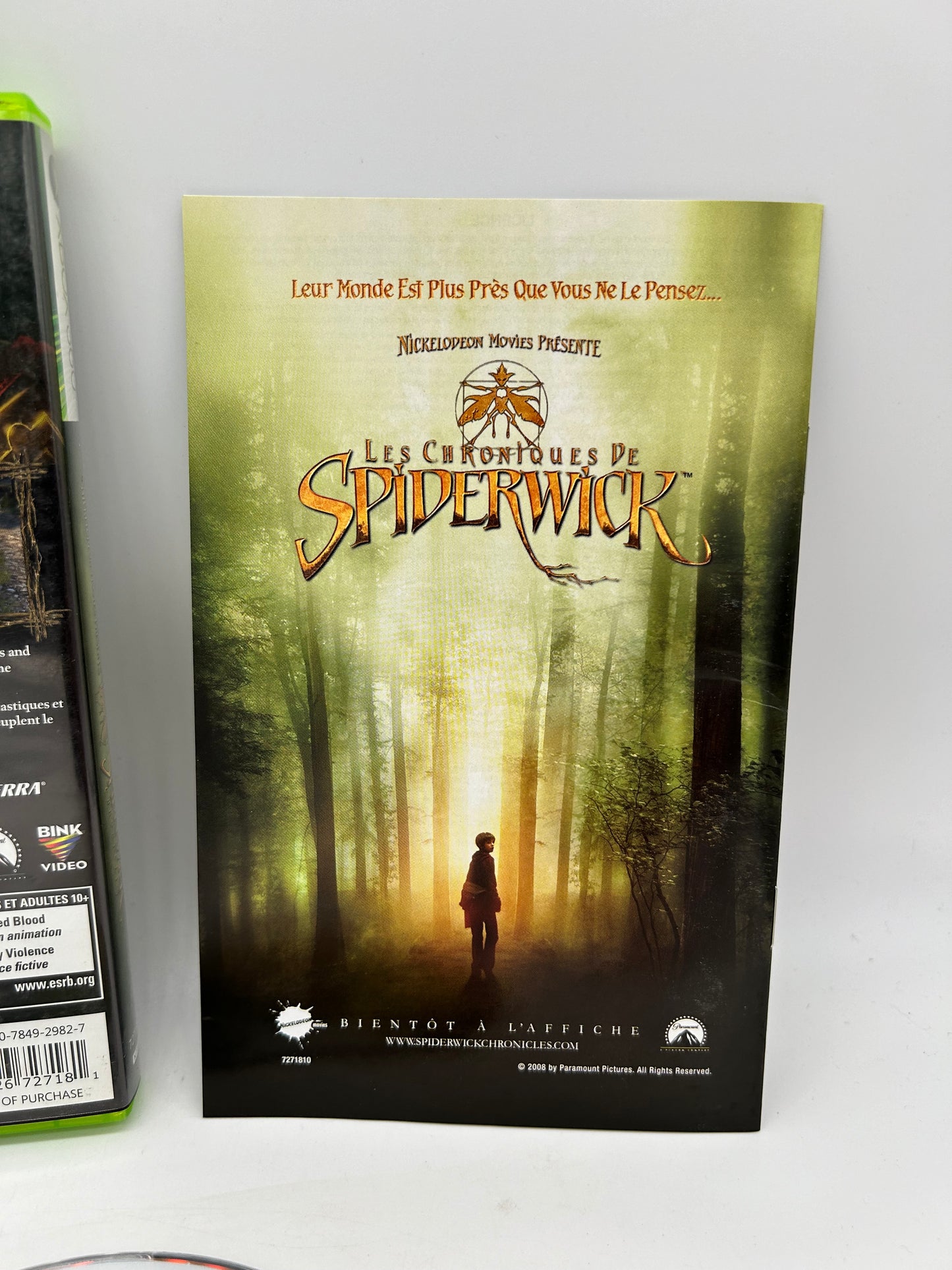 MiCROSOFT XBOX 360 | THE SPiDERWiCK CHRONiCLES