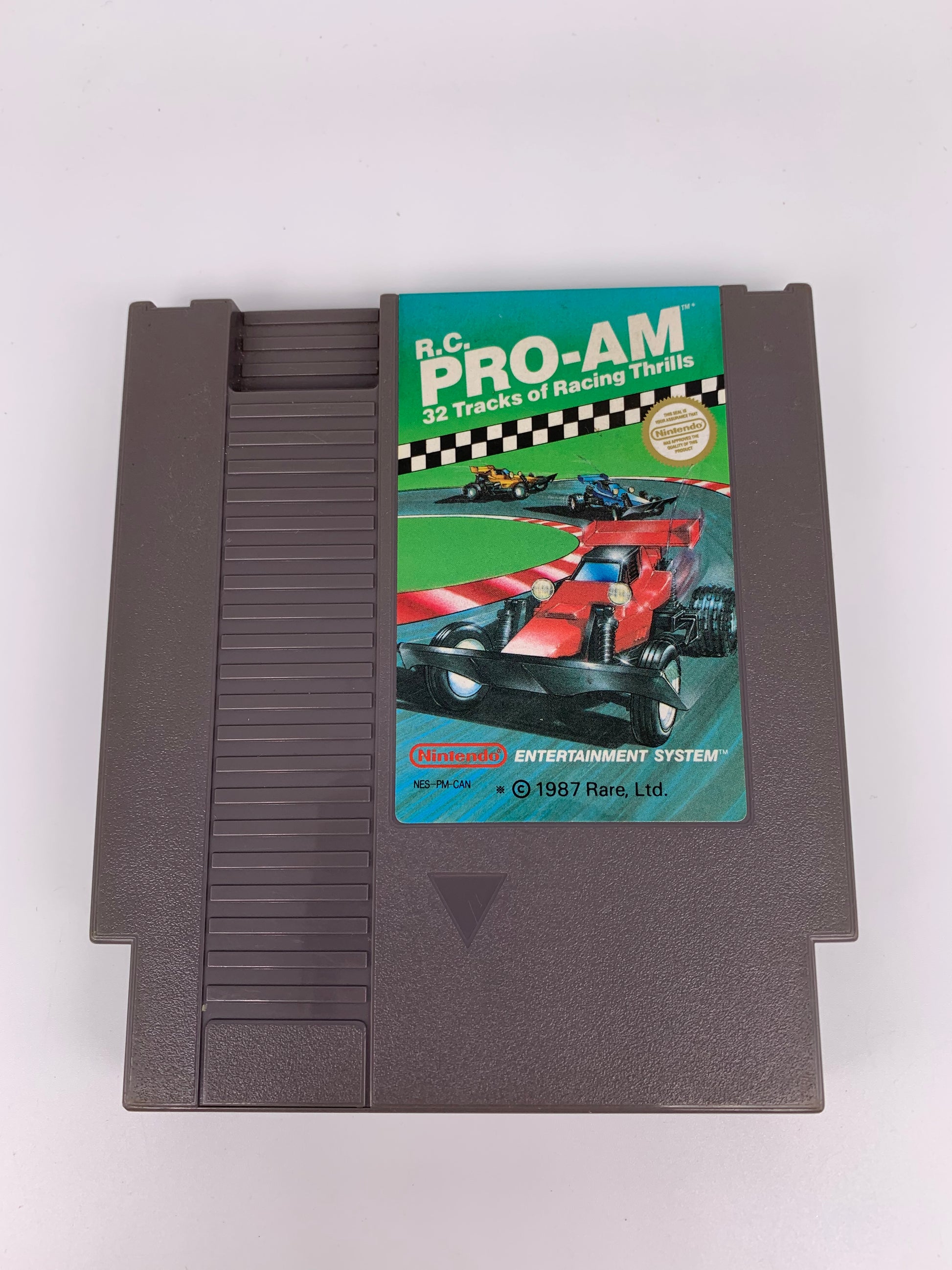 PiXEL-RETRO.COM : NINTENDO ENTERTAiNMENT SYSTEM (NES) R.C. PRO-AM 32 TRACKS OF RACING THRILLS GAME NTSC