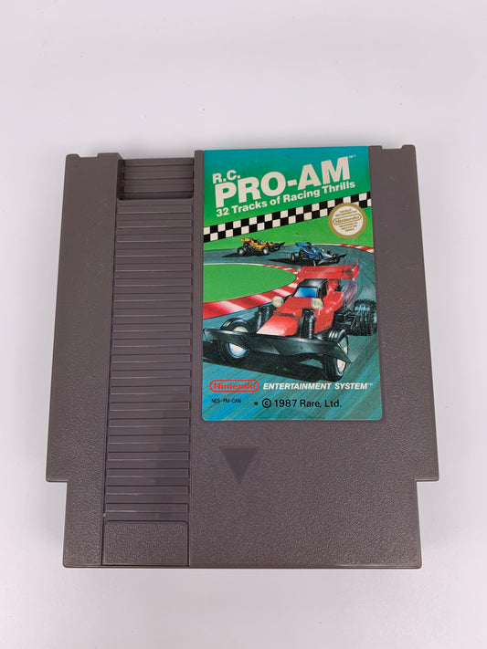 PiXEL-RETRO.COM : NINTENDO ENTERTAiNMENT SYSTEM (NES) R.C. PRO-AM 32 TRACKS OF RACING THRILLS GAME NTSC