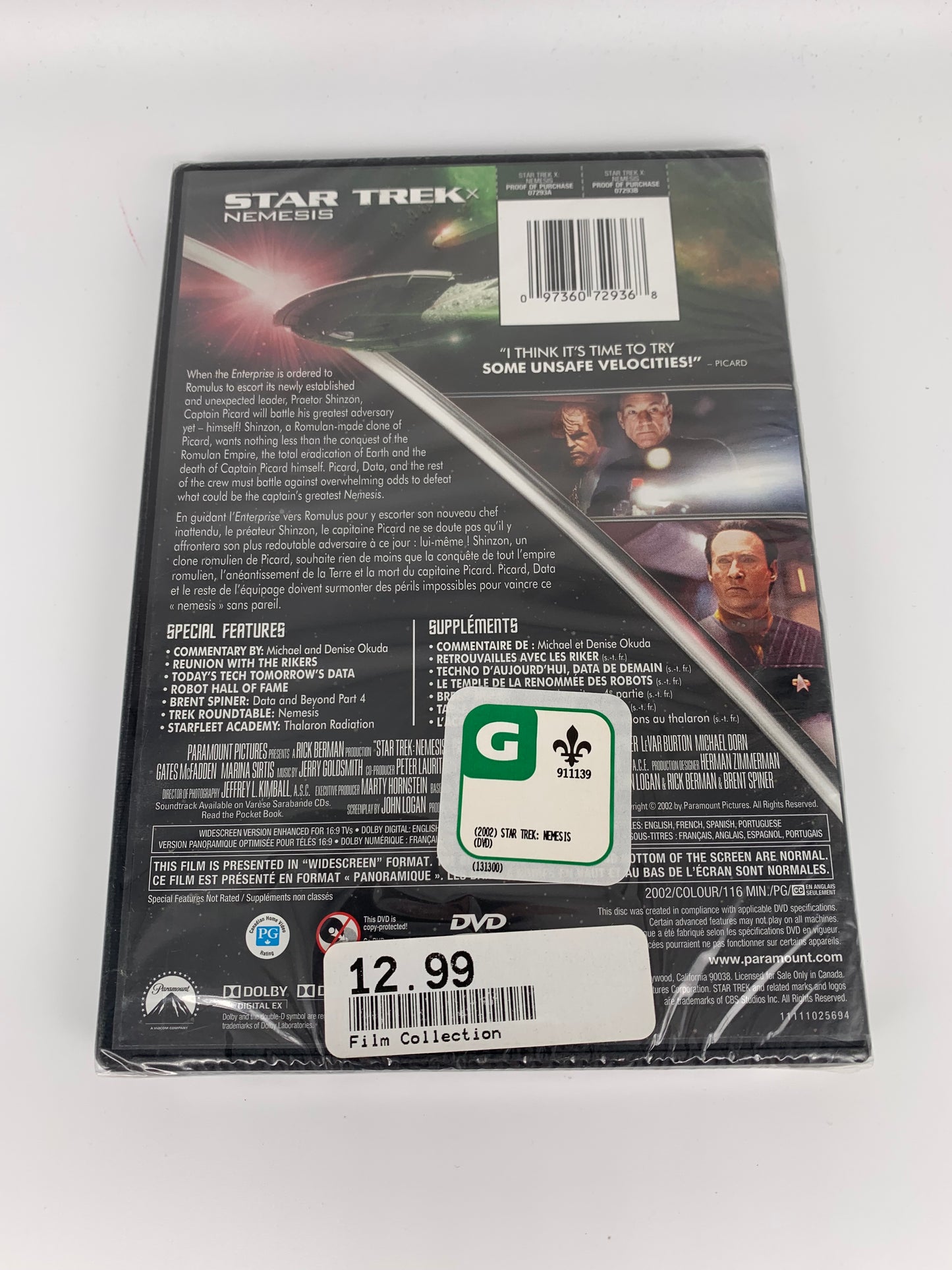 FiLM DVD | STAR TREK NEMESiS