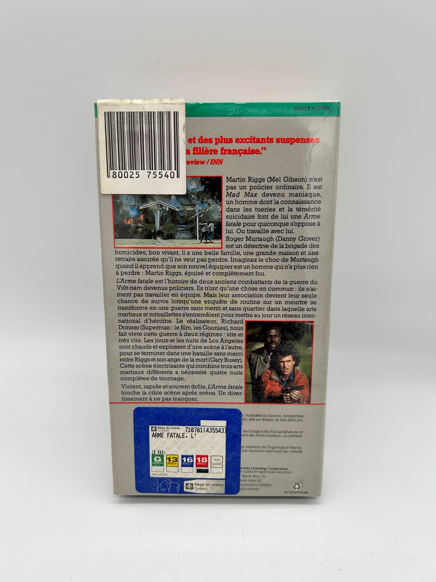 FiLM VHS FRANCAiS | L'ARME FATALE