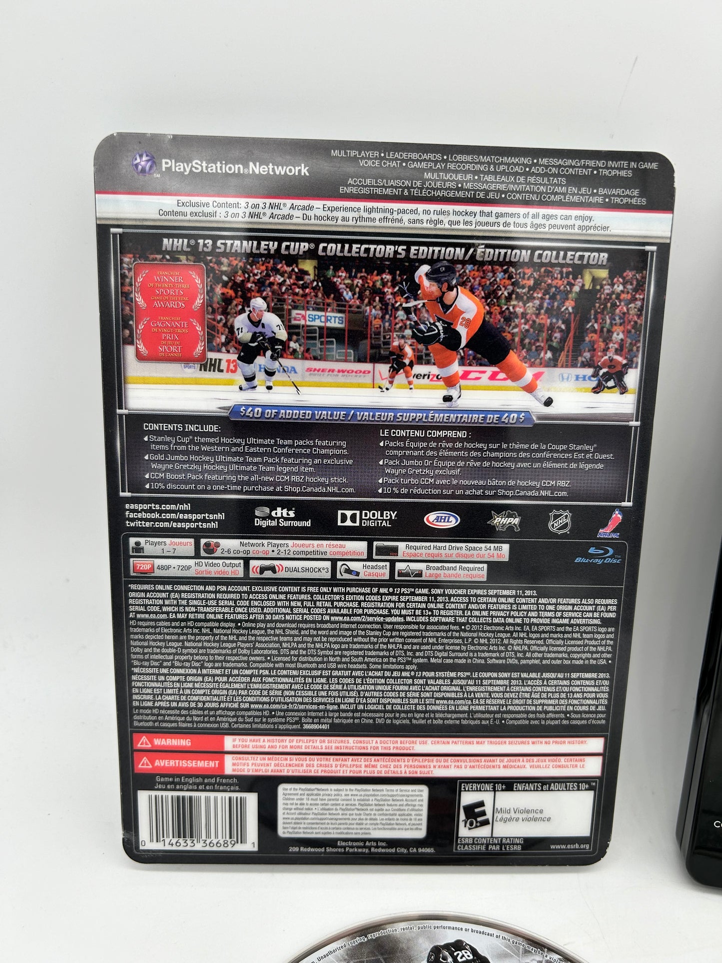 SONY PLAYSTATiON 3 [PS3] | NHL 13 | STEELBOOK STANLEY CUP EDITION