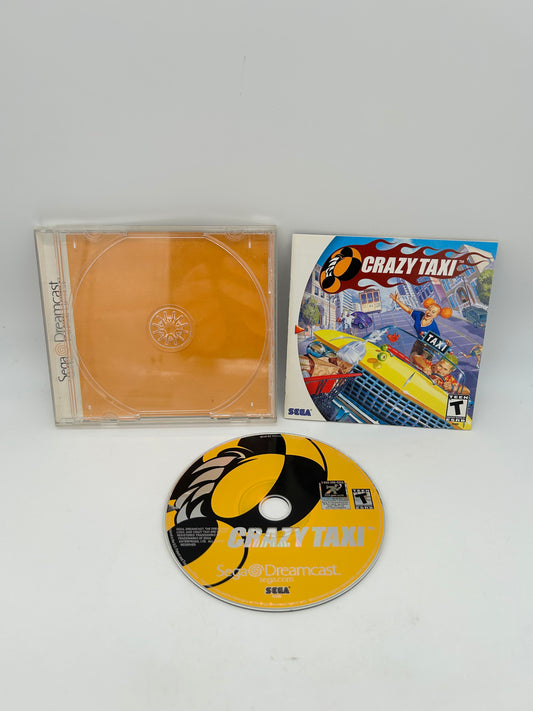 PiXEL-RETRO.COM : SEGA DREAMCAST COMPLETE (CIB) GAME BOX INSTRUCTION MANUAL NTSC CRAZI TAXI