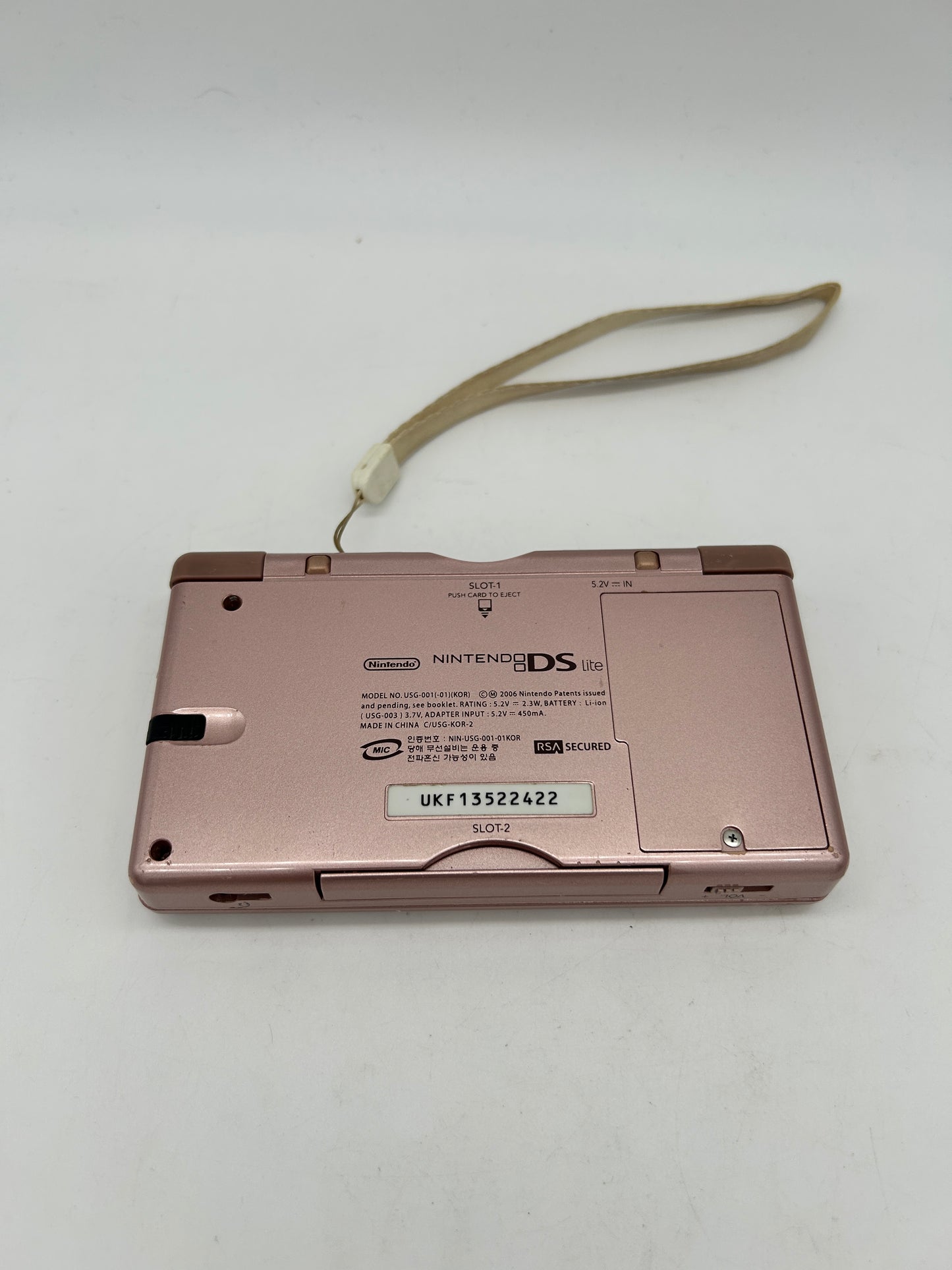 NiNTENDO DS LiTE CONSOLE | MODEL METALLiC PiNK ROSE USG-001