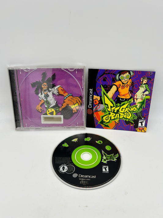 PiXEL-RETRO.COM : SEGA DREAMCAST COMPLETE (CIB) GAME BOX INSTRUCTION MANUAL NTSC JET GRIND RADIO