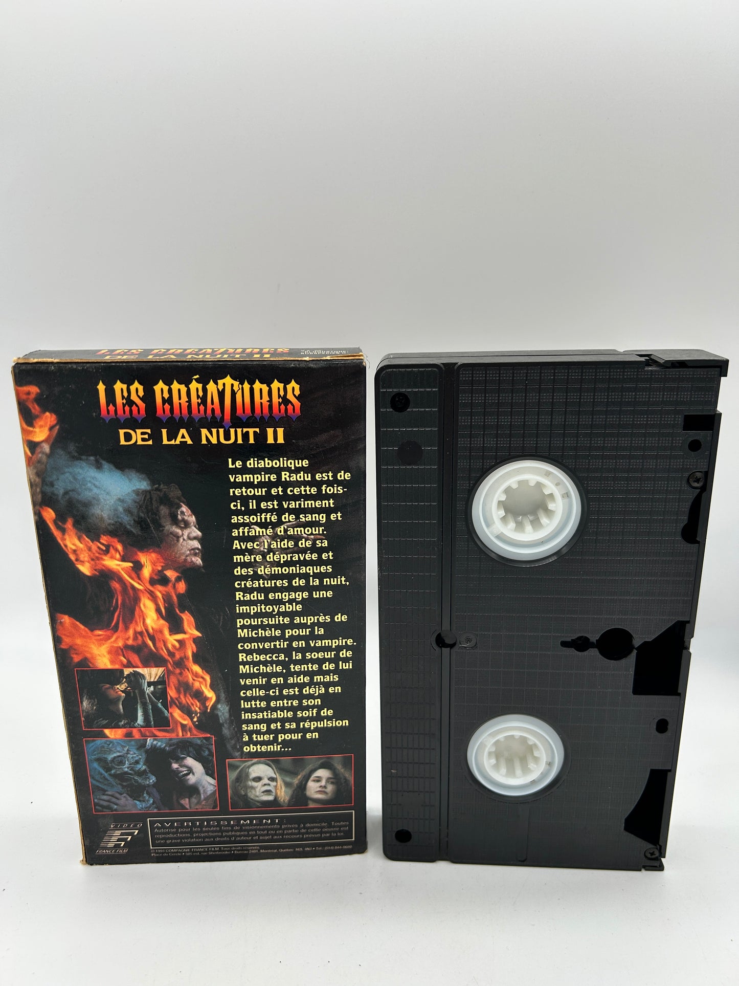 FiLM VHS FRANCAiS | LES CREATURES DE LA NUiT II [BLOODSTONE SUBSPECiES 2]