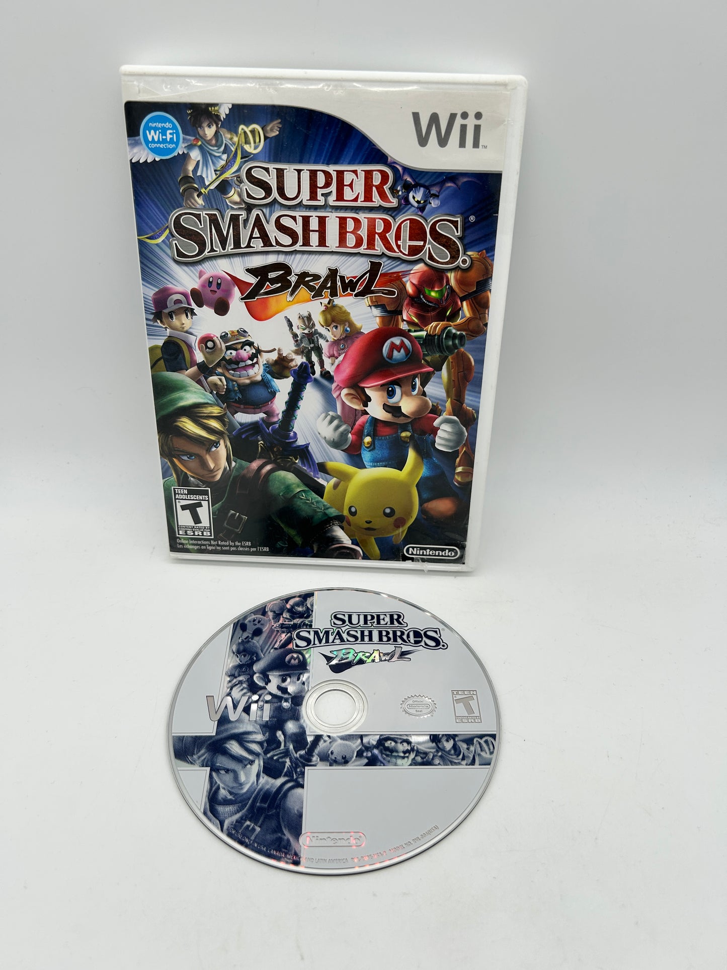 PiXEL-RETRO.COM : NINTENDO WII COMPLET CIB BOX MANUAL GAME NTSC SUPER SMASH BROS BRAWL