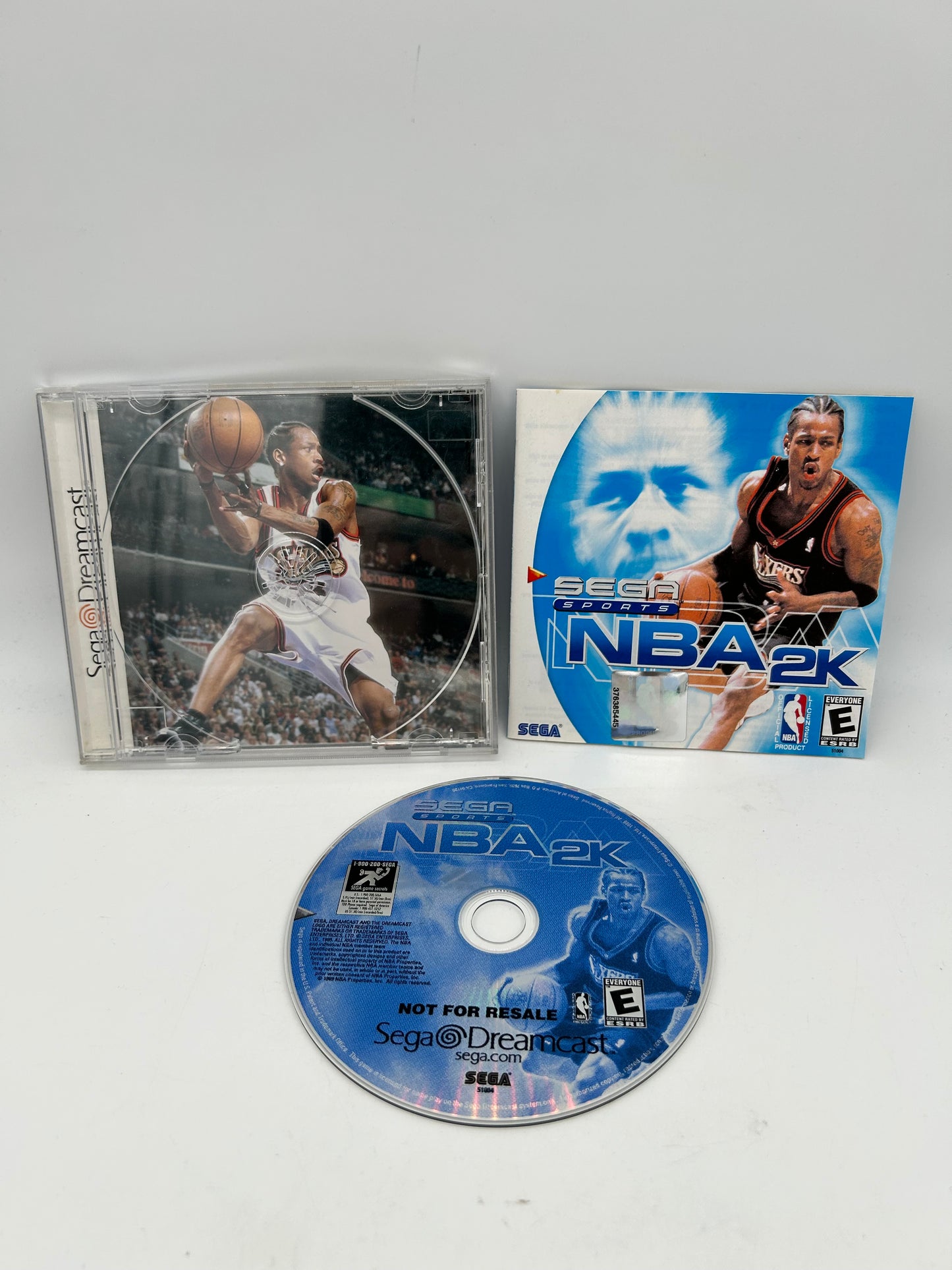 PiXEL-RETRO.COM : SEGA DREAMCAST COMPLETE (CIB) GAME BOX INSTRUCTION MANUAL NTSC NBA 2K NOT FOR RESALE