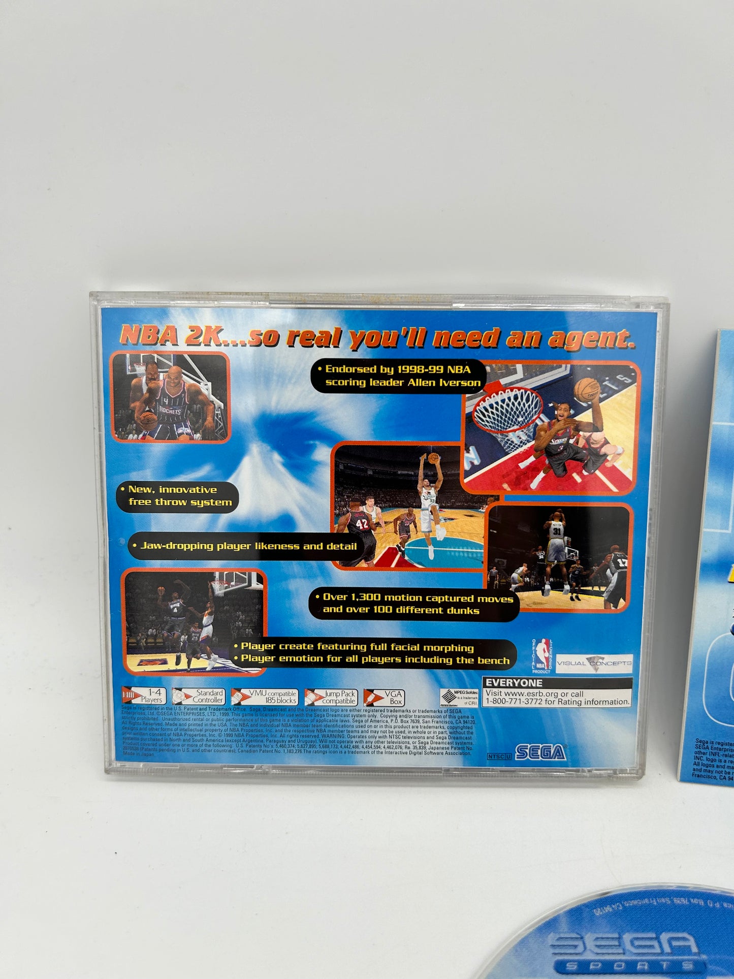 SEGA DREAMCAST | NBA 2K | NOT FOR RESALE