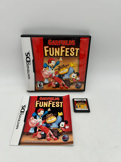 PiXEL-RETRO.COM : NINTENDO DS (DS) COMPLETE CIB BOX MANUAL GAME NTSC GARFIELD'S FUN FEST