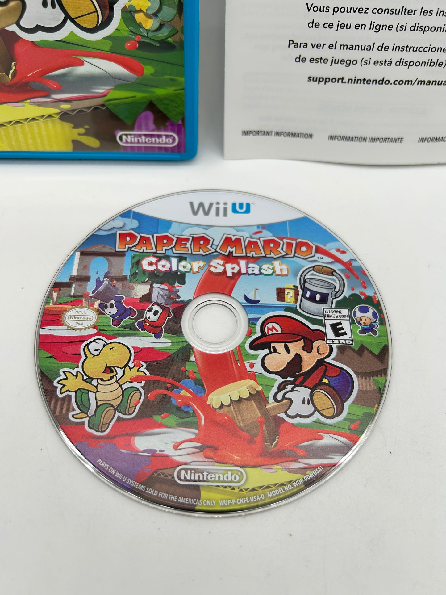 NiNTENDO Wii U | PAPER MARiO COLOR SPLASH