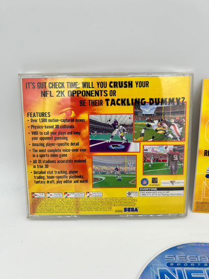 SEGA DREAMCAST | NFL 2K | NOT FOR RESALE