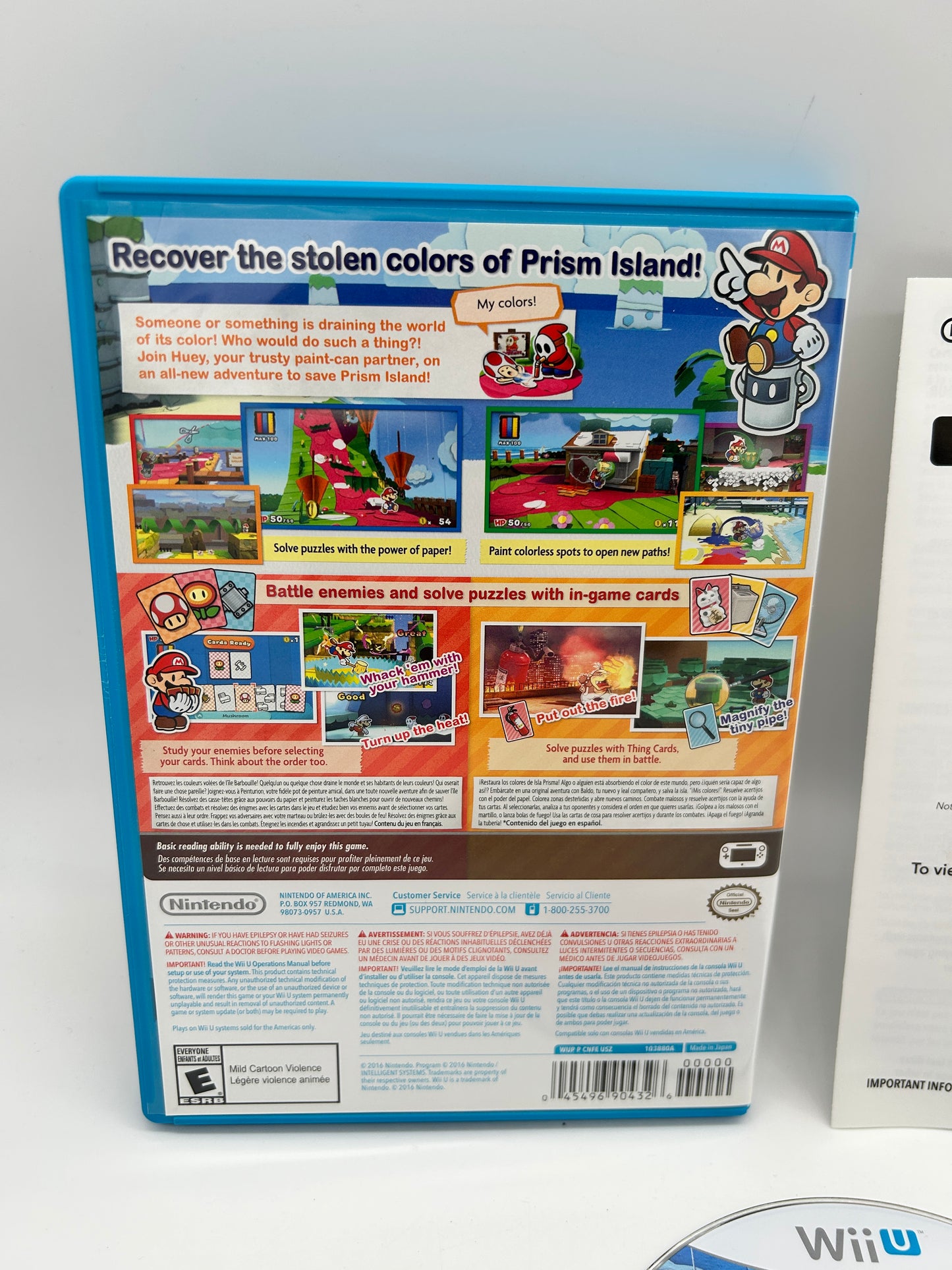 NiNTENDO Wii U | PAPER MARiO COLOR SPLASH