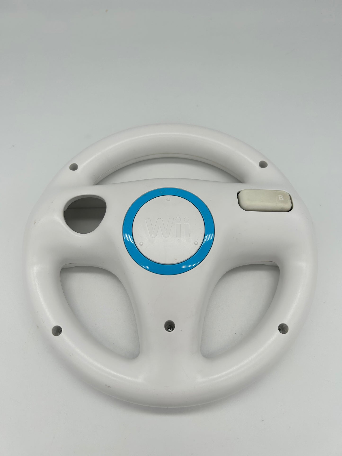 NiNTENDO Wii | OFFiCIAL WHITE STEERING WHEEL | RVL-024