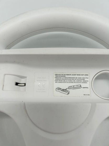 NiNTENDO Wii | OFFiCIAL WHITE STEERING WHEEL | RVL-024