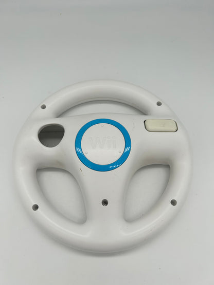 NiNTENDO Wii | OFFiCIAL WHITE STEERING WHEEL | RVL-024