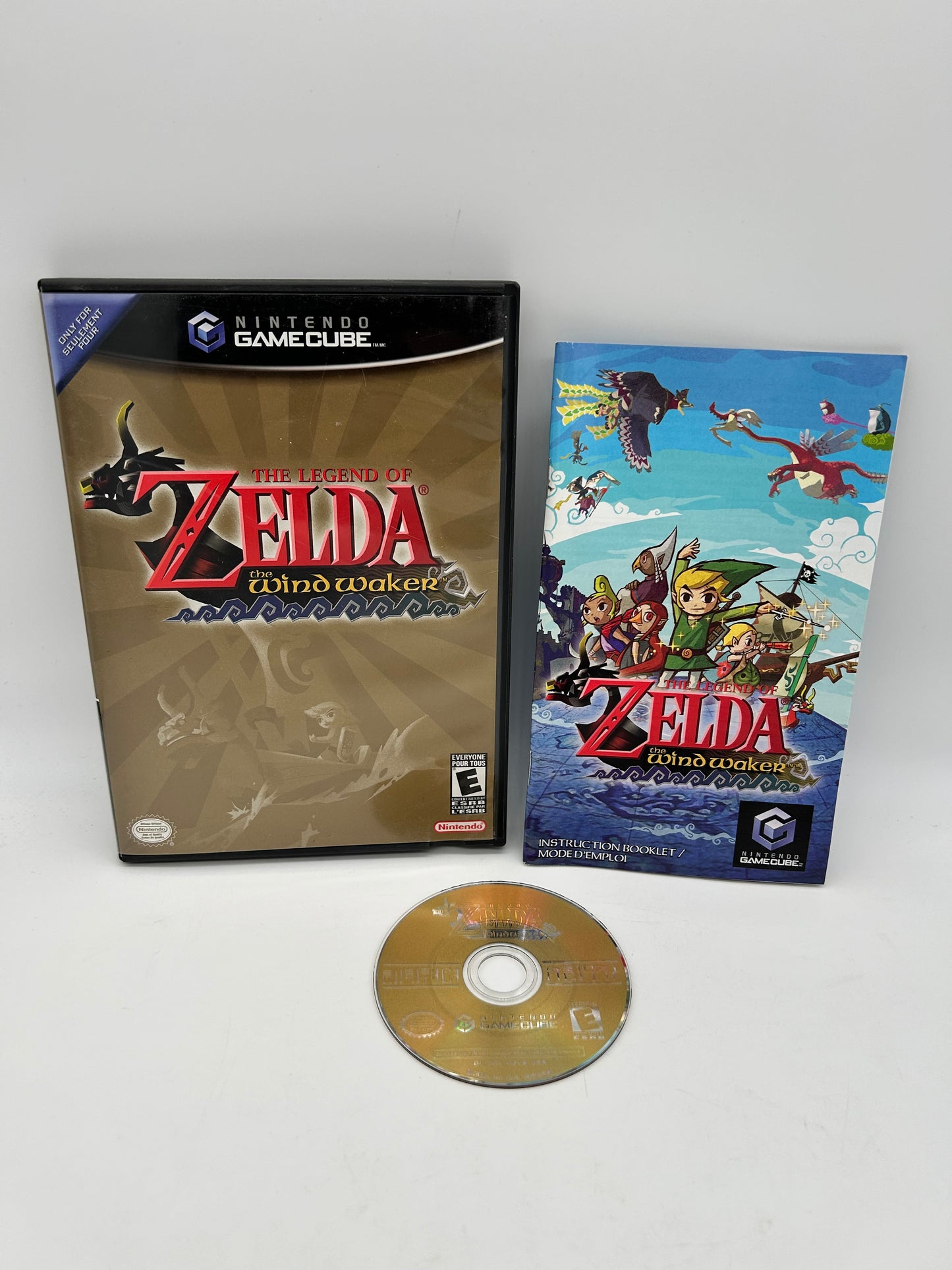 PiXEL-RETRO.COM : NINTENDO GAMECUBE COMPLETE CIB BOX MANUAL GAME NTSC THE LEGEND OF ZELDA THE WIND WAKER WINDWAKER