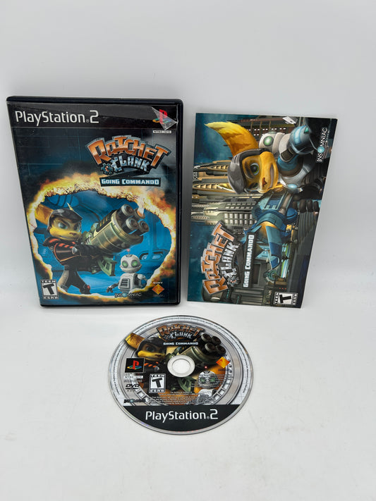 PiXEL-RETRO.COM : SONY PLAYSTATION 2 (PS2) COMPLET CIB BOX MANUAL GAME NTSC RATCHET CLANK GOING COMMANDO