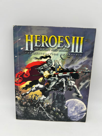 PiXEL-RETRO.COM : BOOKS STRATEGY PLAYER'S GUIDE WALKTHROUGH OFFICIAL HEROES OF MiGHT AND MAGiC III THE RESTORATiON OF ERATHiA