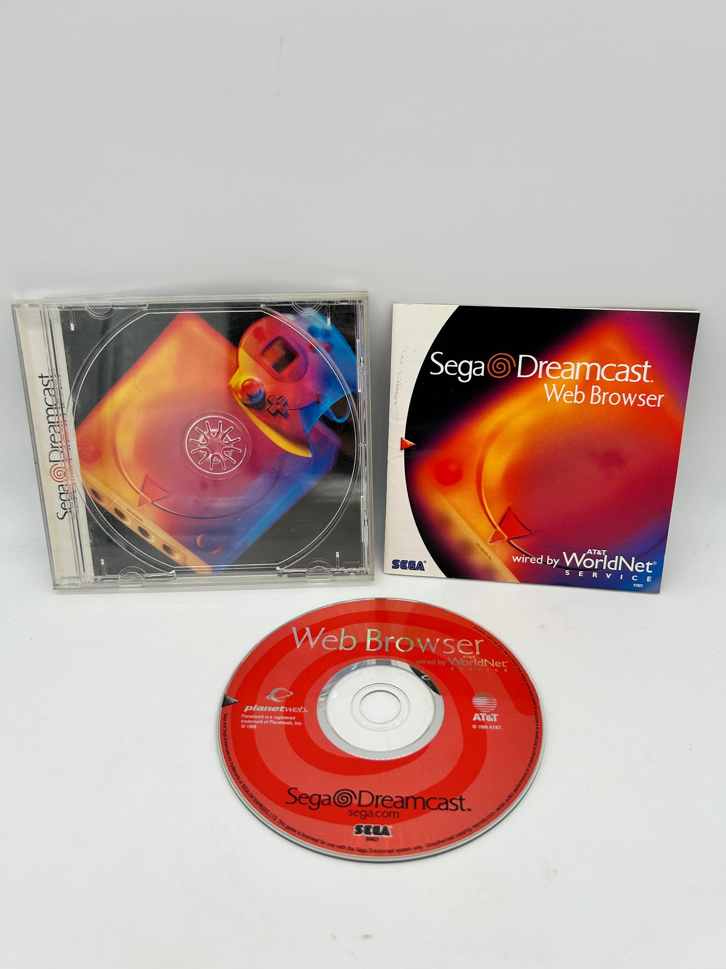 PiXEL-RETRO.COM : SEGA DREAMCAST COMPLETE (CIB) GAME BOX INSTRUCTION MANUAL NTSC WEB BROWSER