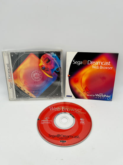 PiXEL-RETRO.COM : SEGA DREAMCAST COMPLETE (CIB) GAME BOX INSTRUCTION MANUAL NTSC WEB BROWSER