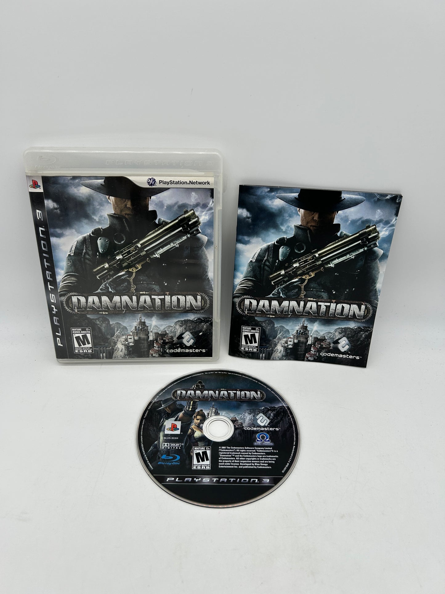 PiXEL-RETRO.COM : SONY PLAYSTATION 3 (PS3) COMPLET CIB BOX MANUAL GAME NTSC DAMNATION