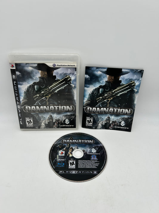 PiXEL-RETRO.COM : SONY PLAYSTATION 3 (PS3) COMPLET CIB BOX MANUAL GAME NTSC DAMNATION