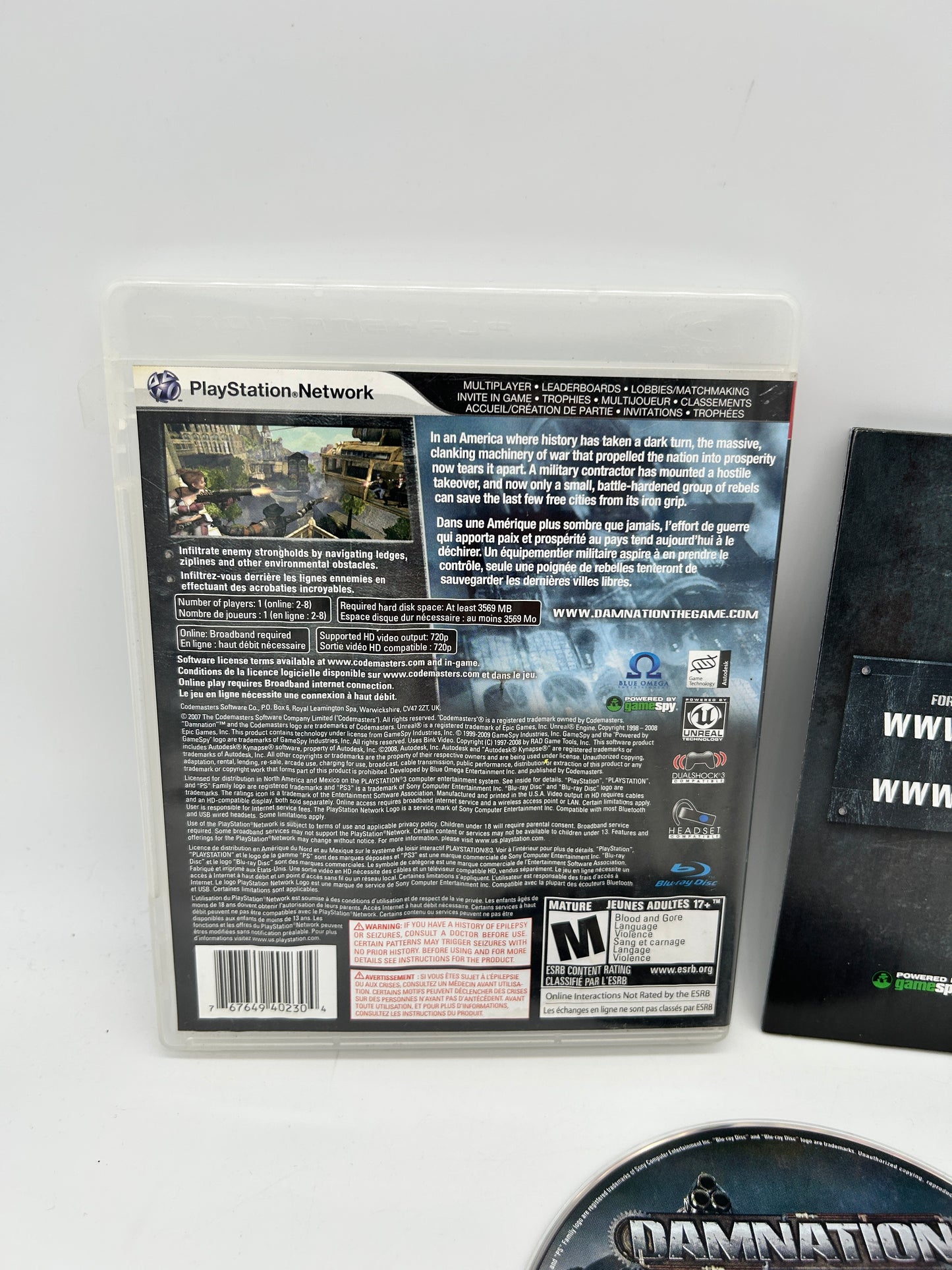 SONY PLAYSTATiON 3 [PS3] | Damnation