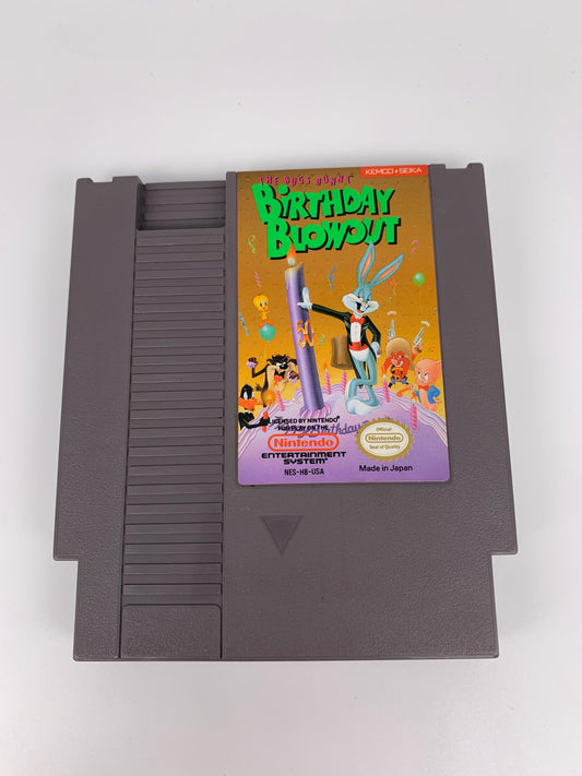 PiXEL-RETRO.COM : NINTENDO ENTERTAiNMENT SYSTEM (NES) GAME NTSC THE BUGS BUNNY BIRTHDAY BLOWOUT