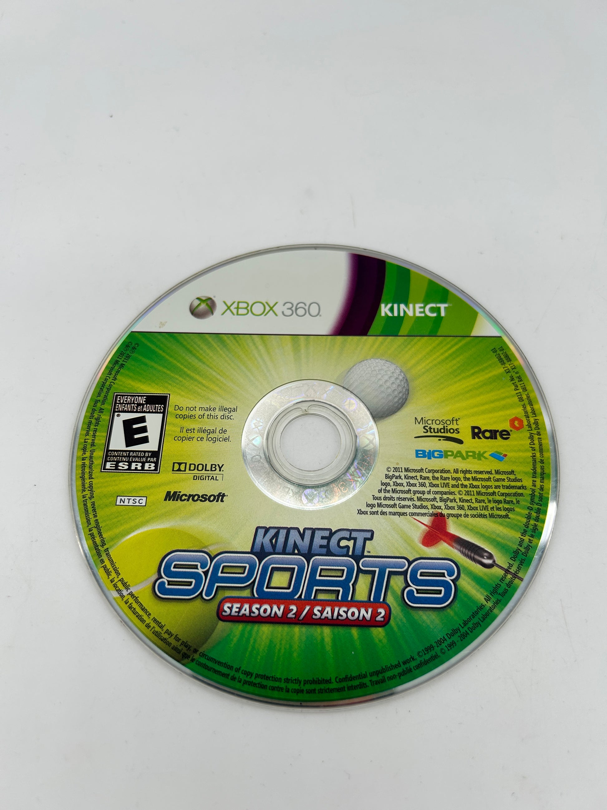 PiXEL-RETRO.COM : XBOX 360 COMPLET CIB BOX MANUAL GAME NTSC KINECT SPORTS SEASON 2