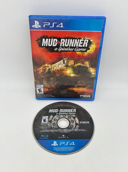PiXEL-RETRO.COM : SONY PLAYSTATION 4 (PS4) COMPLETE CIB BOX MANUAL GAME NTSC MUDRUNNER A SPINTIRES GAME
