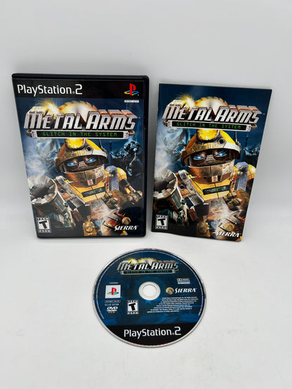 PiXEL-RETRO.COM : SONY PLAYSTATION 2 (PS2) COMPLET CIB BOX MANUAL GAME NTSC METAL ARMS GLITCH IN THE SYSTEM