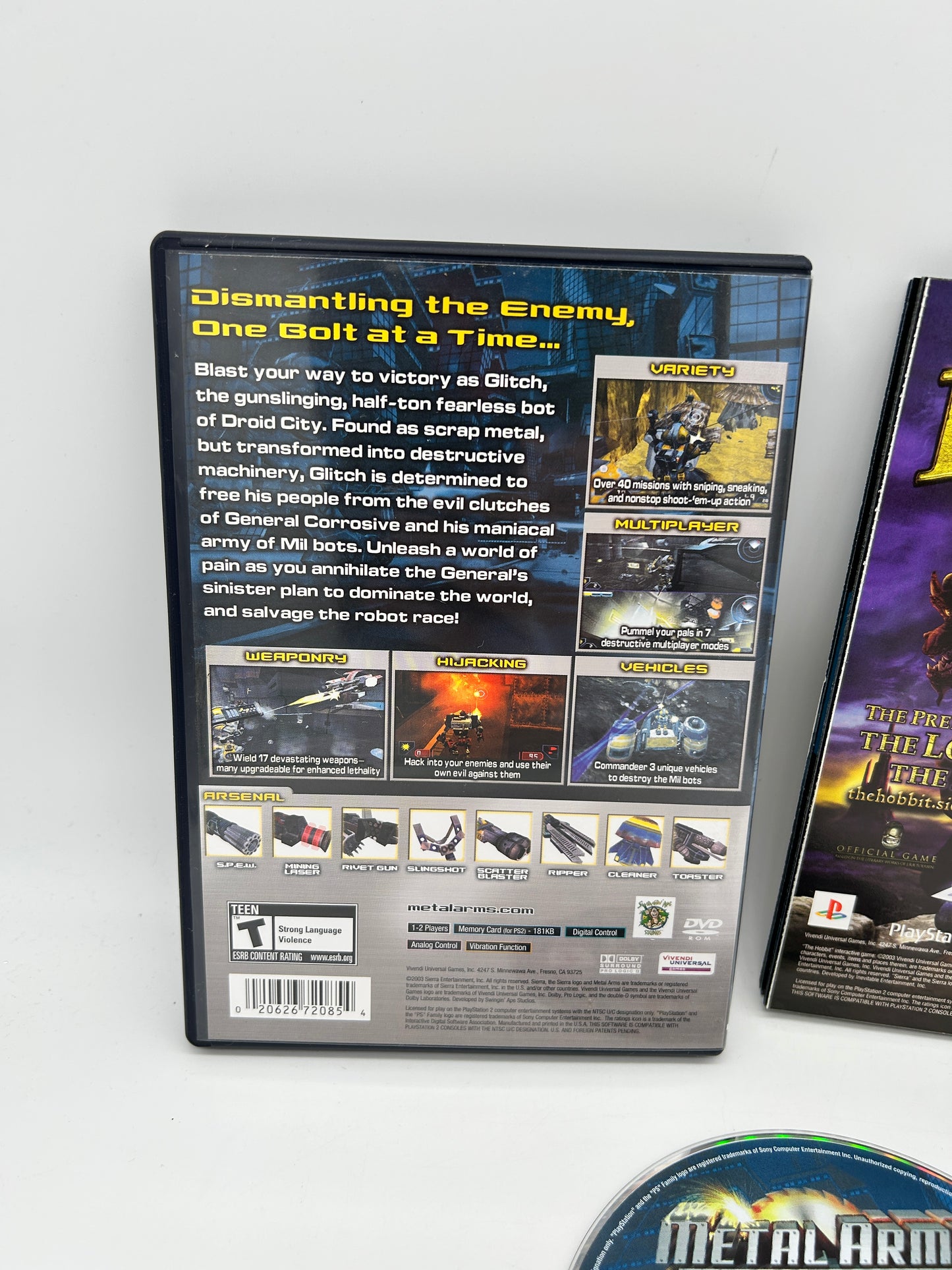 SONY PLAYSTATiON 2 [PS2] | METAL ARMS GLITCH iN THE SYSTEM