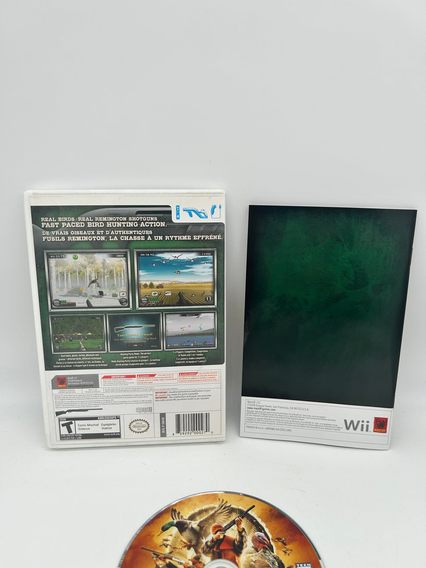 NiNTENDO Wii | REMiNGTON GREAT AMERiCAN BiRD HUNT