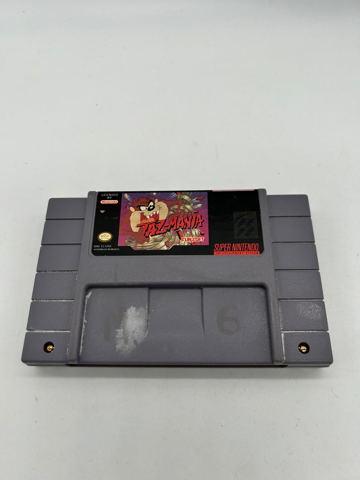 PiXEL-RETRO.COM : SUPER NINTENDO NES (SNES) GAME NTSC TAZ-MANIA