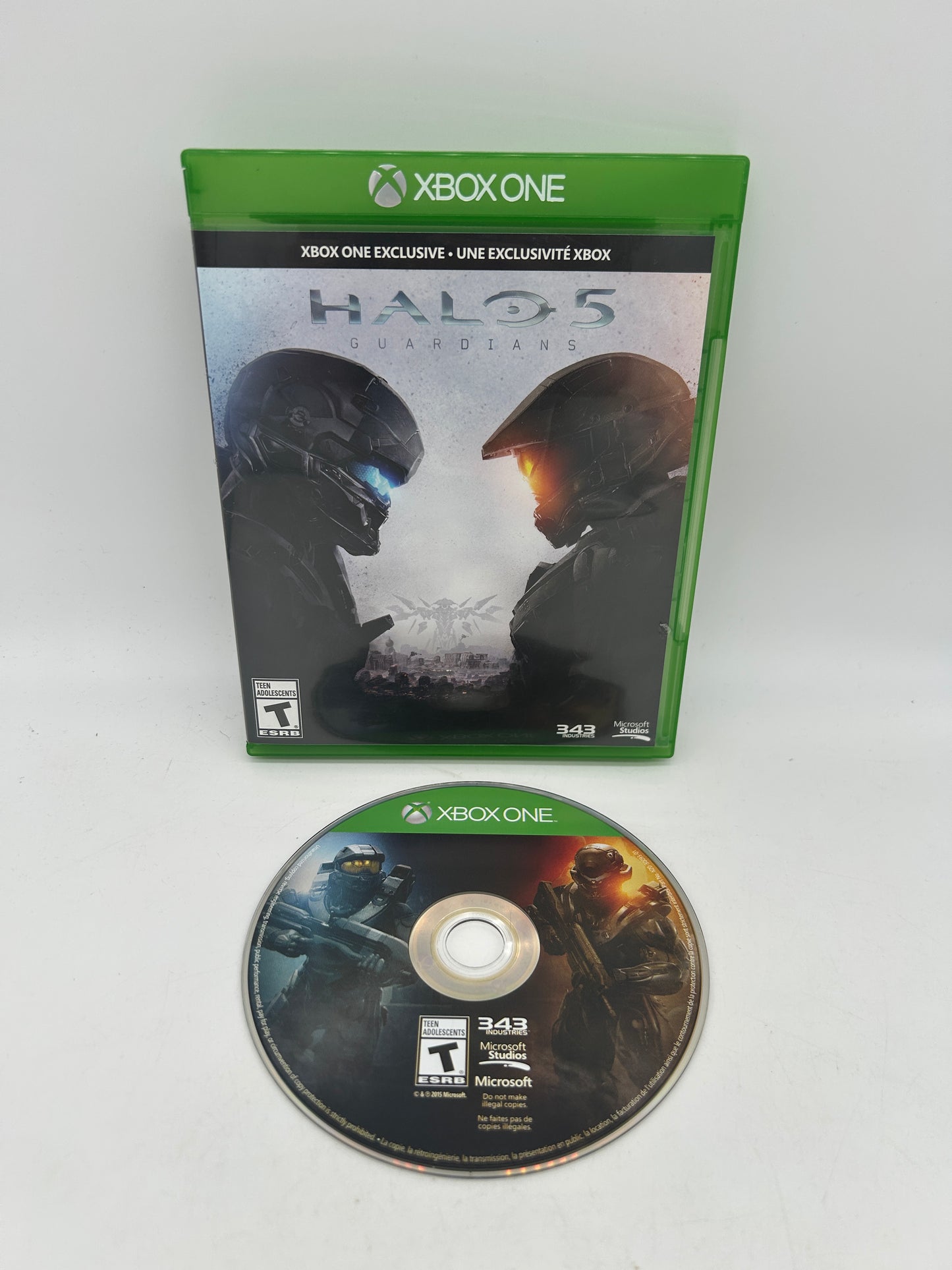PiXEL-RETRO.COM : MICROSOFT XBOX ONE COMPLETE CIB BOX MANUAL GAME NTSC HALO 5 GUARDIANS
