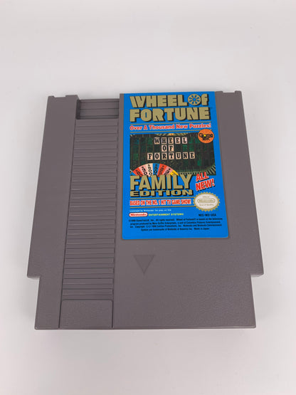 PiXEL-RETRO.COM : NINTENDO ENTERTAiNMENT SYSTEM (NES) GAME NTSC WHEEL OF FORTUNE FAMILY EDITION