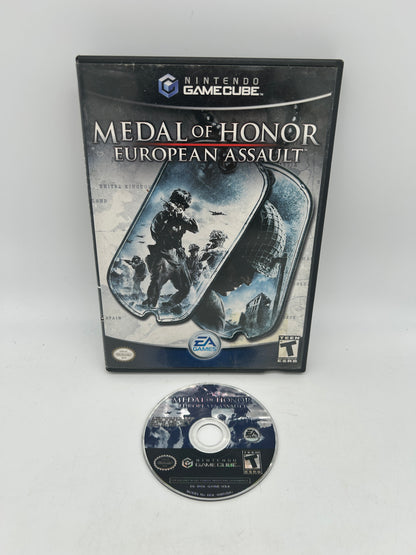 PiXEL-RETRO.COM : NINTENDO GAMECUBE COMPLETE CIB BOX MANUAL GAME NTSC MEDAL OF HONOR EUROPEAN ASSAULT