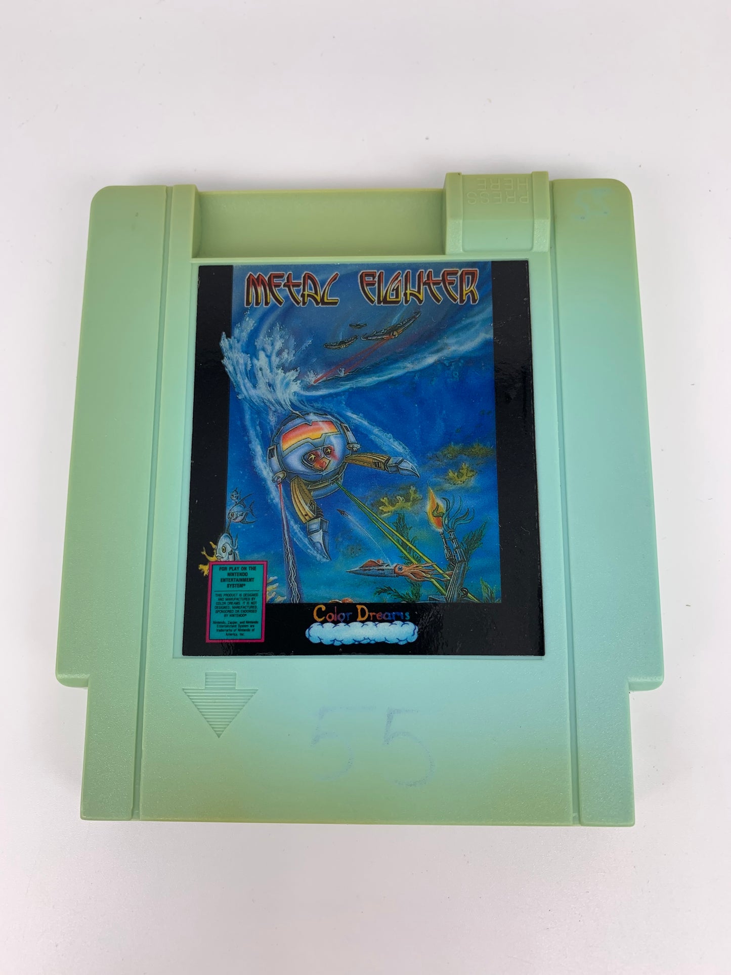 PiXEL-RETRO.COM : NINTENDO NES GAME NTSC METAL FIGHTER