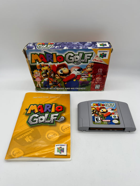PiXEL-RETRO.COM : NINTENDO 64 (N64) COMPLET CIB BOX MANUAL GAME NTSC MARIO GOLF