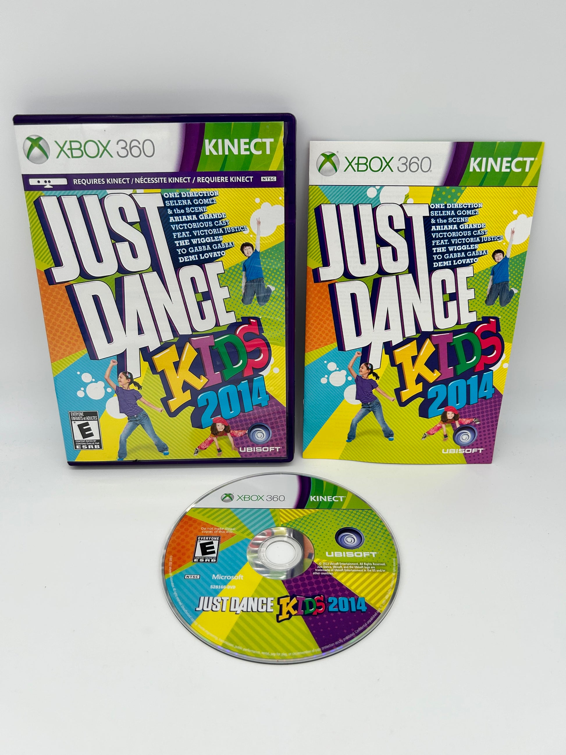 PiXEL-RETRO.COM : MICROSOFT XBOX 360 COMPLETE CIB BOX MANUAL GAME NTSC JUST DANCE KIDS 2014