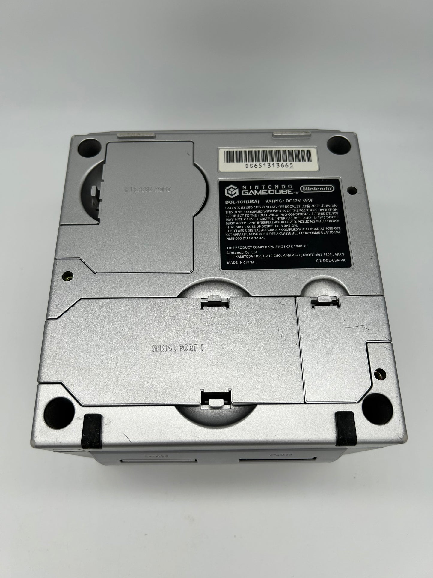 NiNTENDO GAMECUBE [NGC] CONSOLE | MODEL ARGENT DOL-001 USA