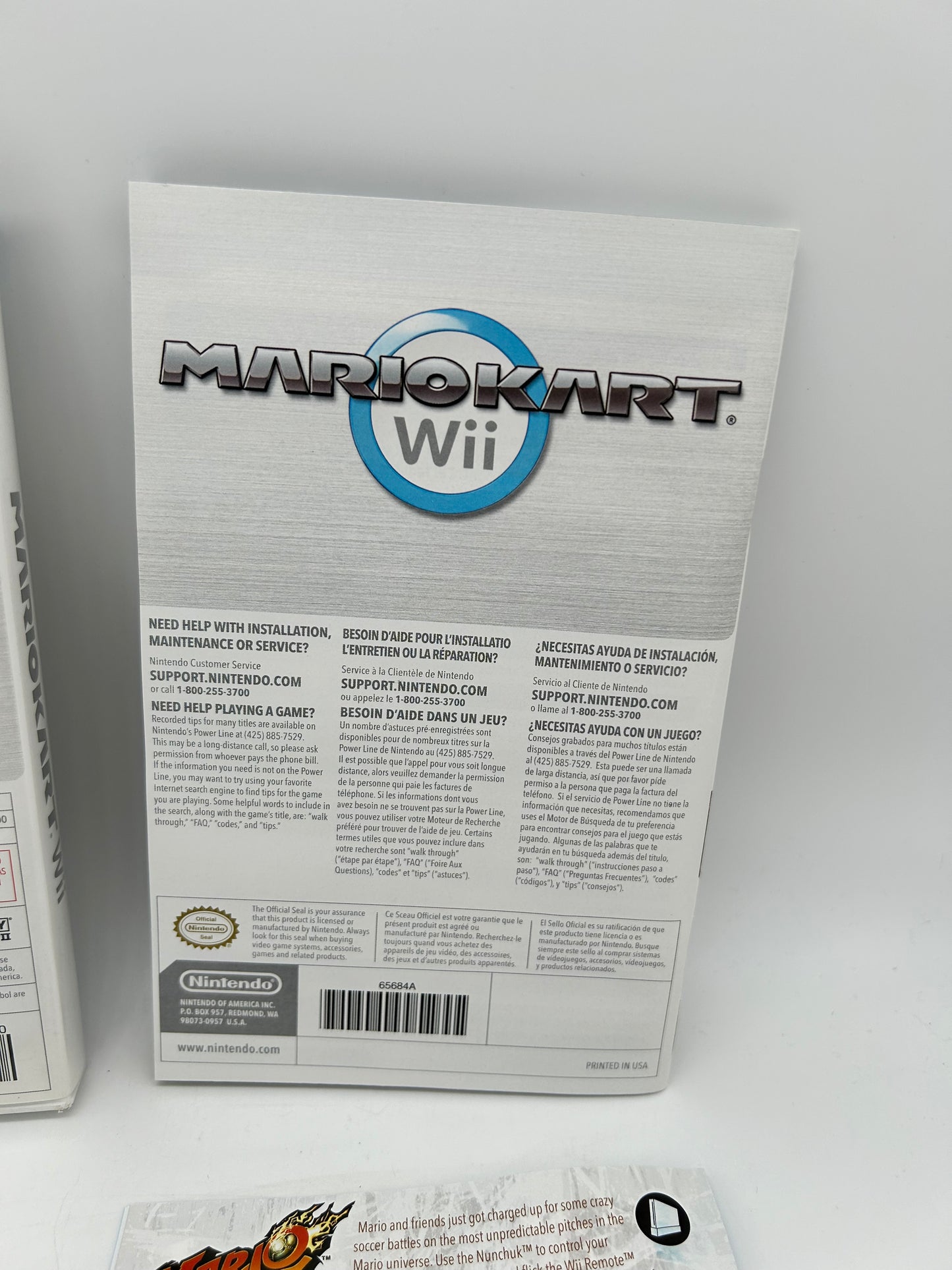 NiNTENDO Wii CONSOLE | MODEL MARiO KART Wii MINi RVL-201 (USA)