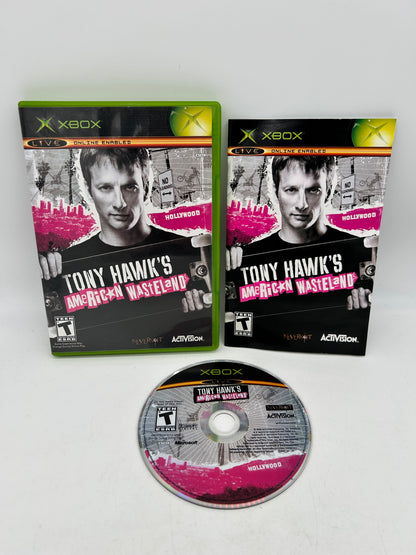PiXEL-RETRO.COM : MICROSOFT XBOX COMPLETE CIB BOX MANUAL GAME NTSC TONY HAWK'S AMERICAN WASTELAND