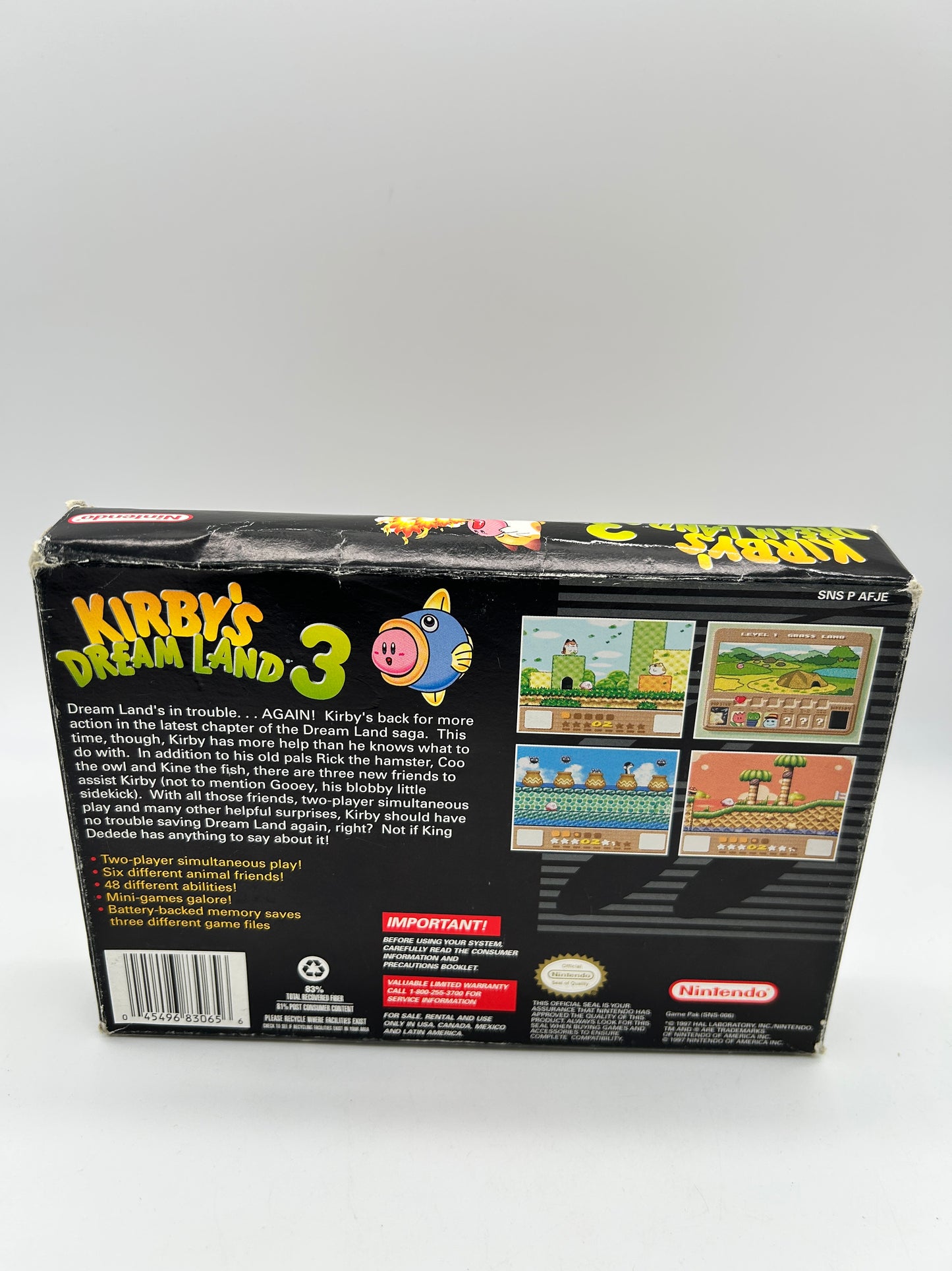 SUPER NiNTENDO [SNES] | KiRBYS DREAM LAND 3
