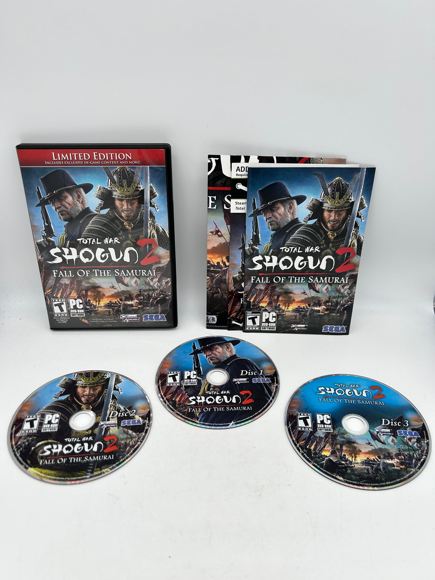 PiXEL-RETRO.COM : COMPUTER (PC) COMPLETE CIB BOX MANUAL GAME NTSC TOTAL WAR SHOGUN 2 FALL OF THE SAMURAI