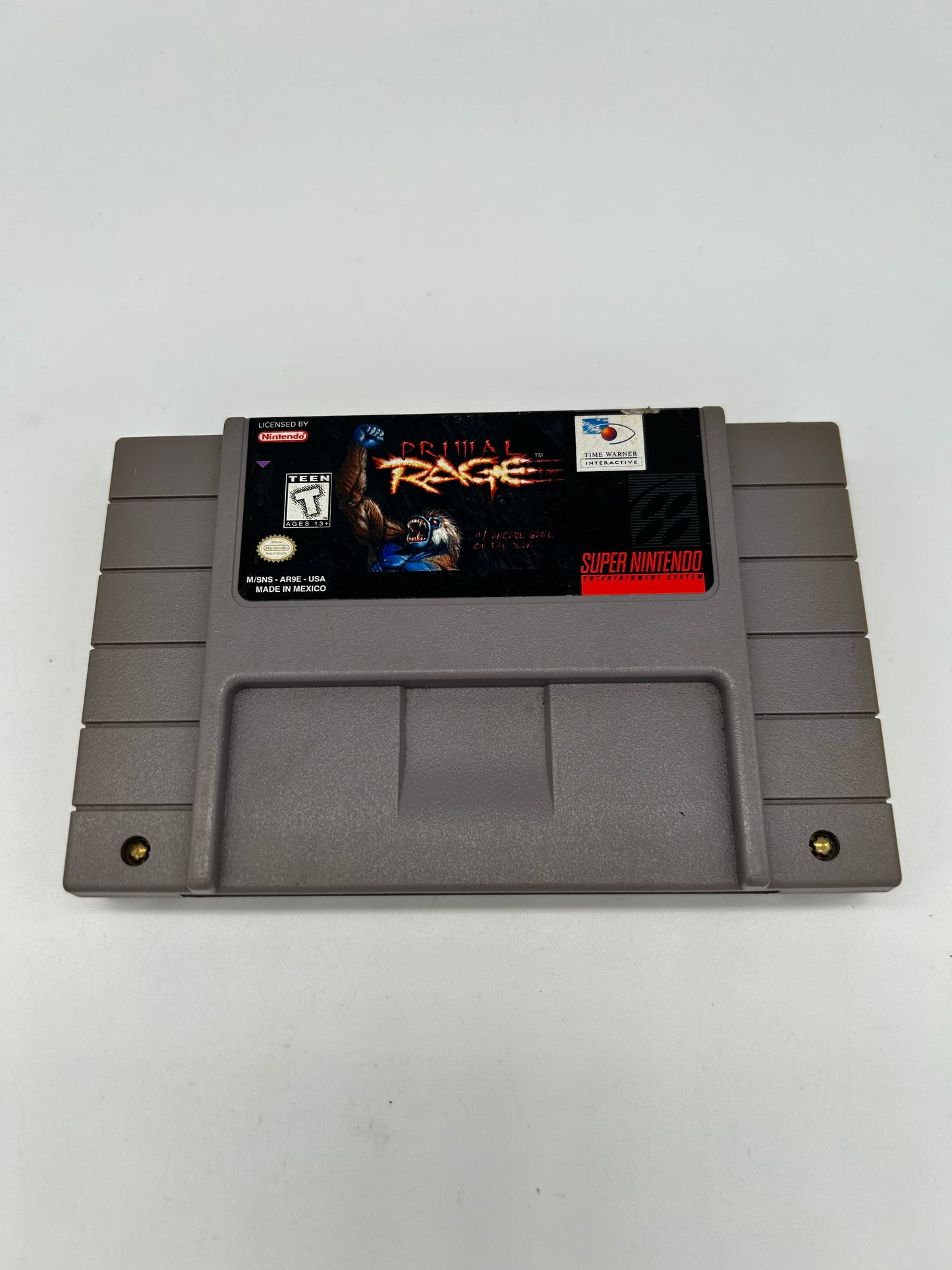 PiXEL-RETRO.COM : SUPER NINTENDO NES (SNES) GAME NTSC PRIMAL RAGE