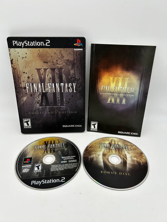 PiXEL-RETRO.COM : SONY PLAYSTATION 2 (PS2) COMPLET CIB BOX MANUAL GAME NTSC FINAL FANTASY XII COLLECTOR'S EDITION