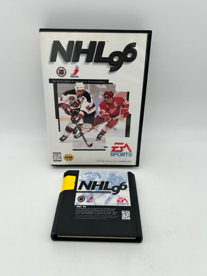 PiXEL-RETRO.COM : SEGA GENESIS (MEGA DRIVE) COMPLETE (CIB) GAME BOX INSTRUCTION MANUAL NTSC NHL 96