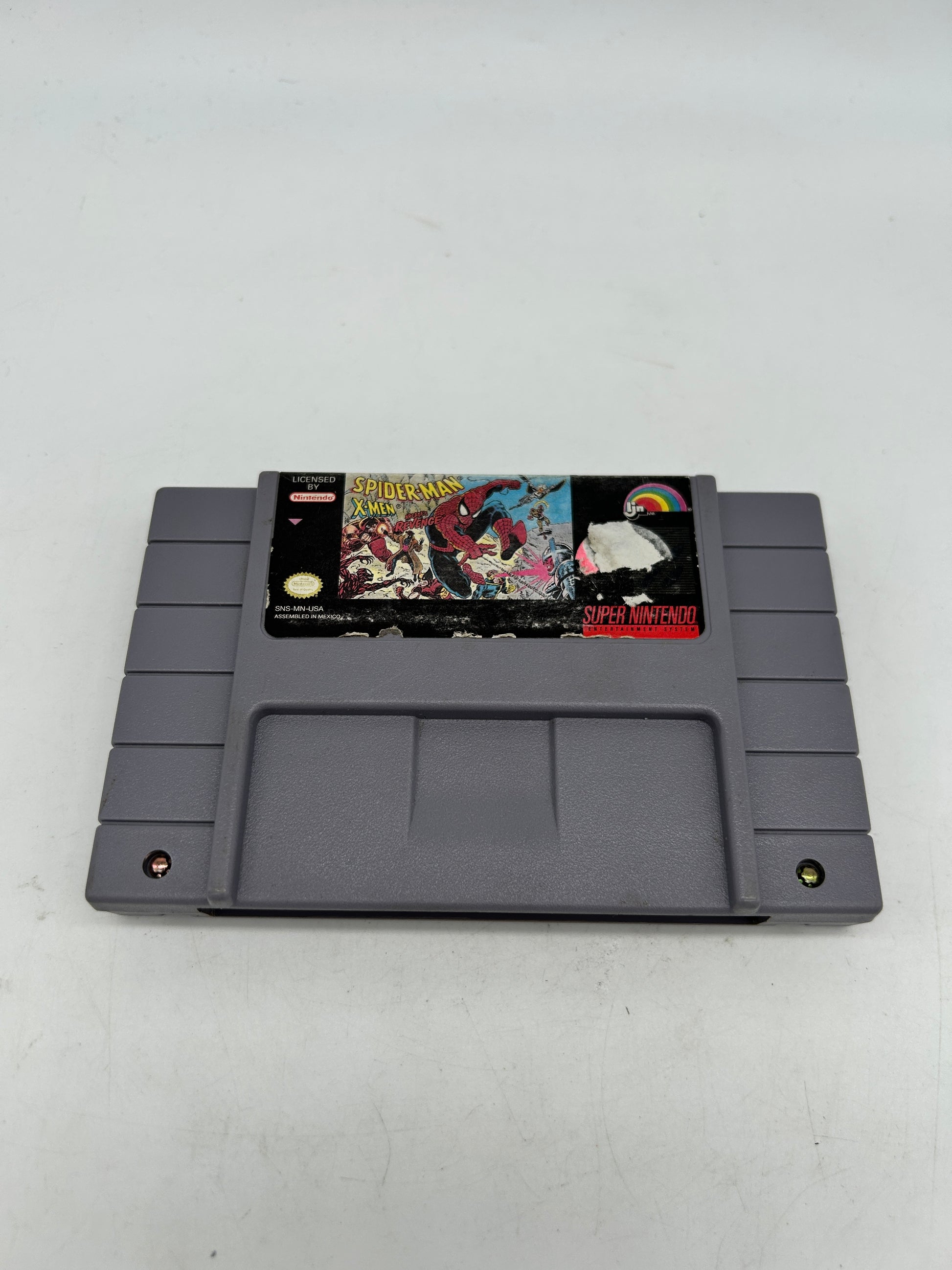 PiXEL-RETRO.COM : SUPER NINTENDO NES (SNES) GAME NTSC SPIDER-MAN X-MEN ARCADE'S REVENGE
